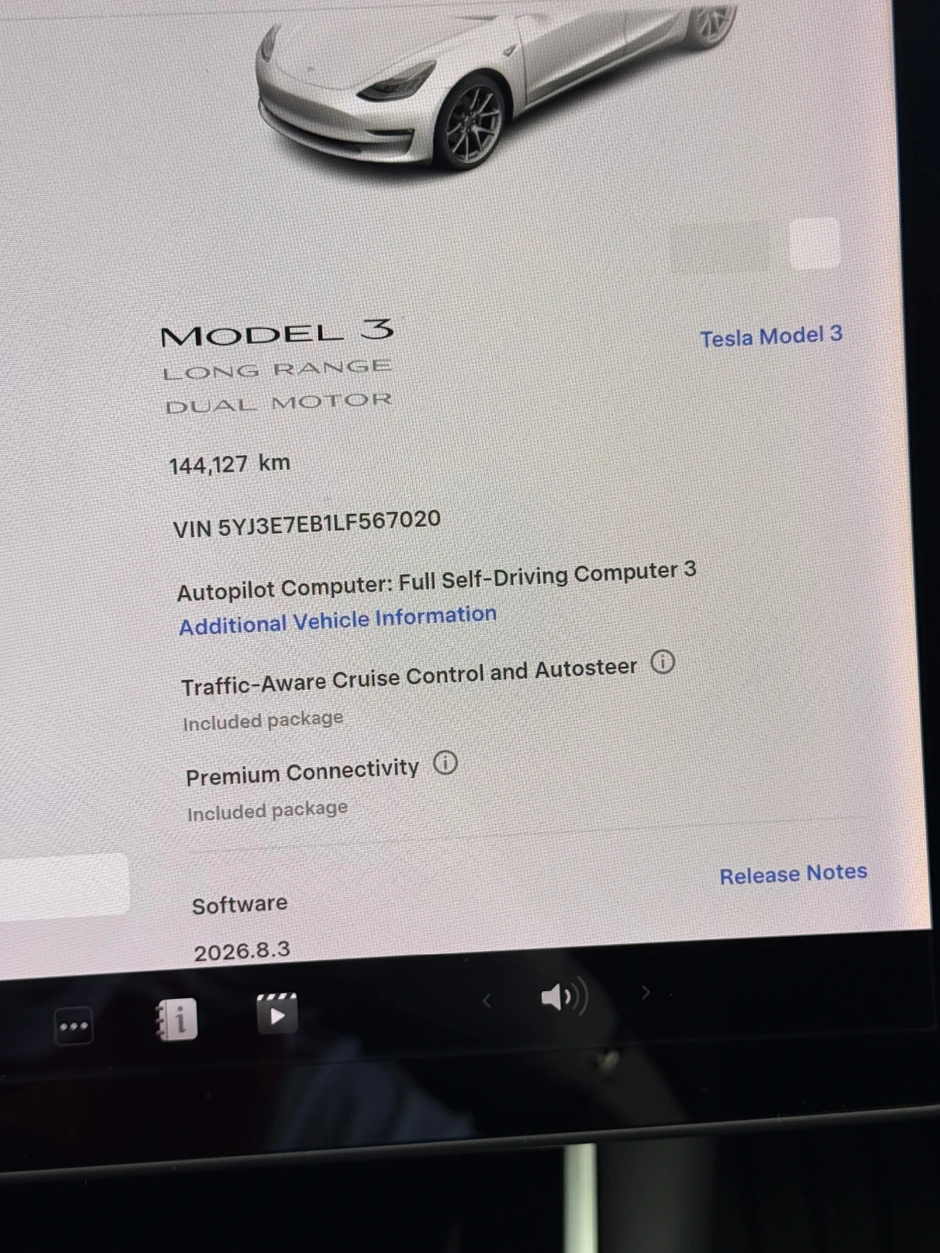 Tesla Model 3 Dual Motor Long Range FSD 82kW AWD, снимка 7 - Автомобили и джипове - 54811158