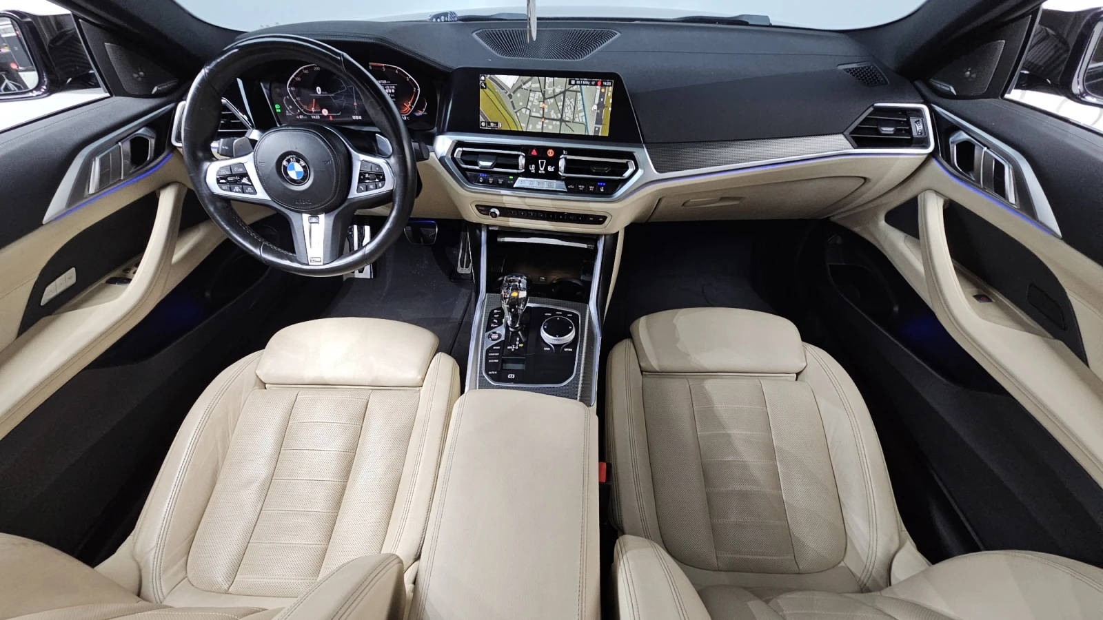 BMW 420 d* MSPORT* DISTRONIC* ОБДУХВАНЕ* 360* КАМЕРА* HUD*, снимка 7 - Автомобили и джипове - 55403901