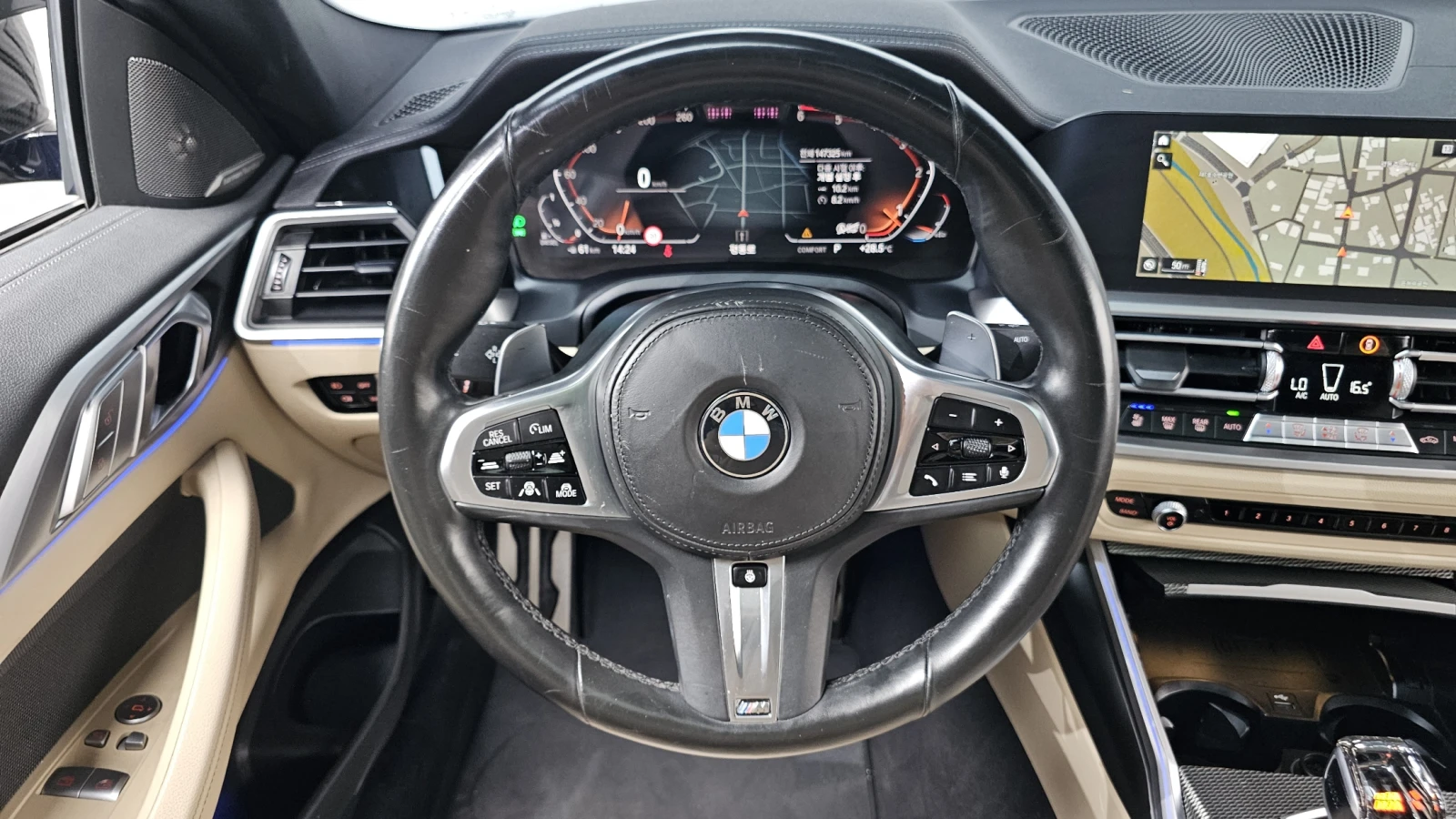BMW 420 d* MSPORT* DISTRONIC* ОБДУХВАНЕ* 360* КАМЕРА* HUD*, снимка 9 - Автомобили и джипове - 55403901