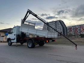 Iveco Daily 3-стр самосвал с кран, снимка 10