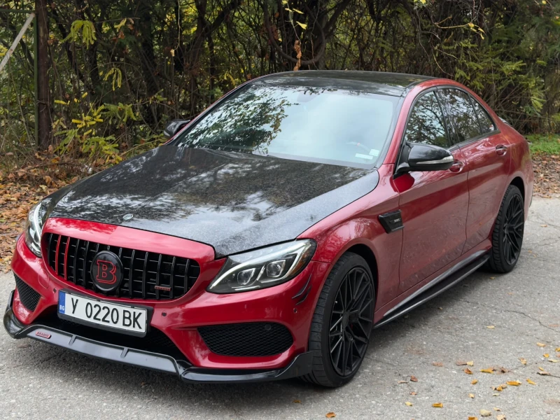 Mercedes-Benz C 400 - BRABUS ПАКЕТ/CARPLAY/64 АМБИЕНТ/КАСКО | 116К КМ , снимка 3 - Автомобили и джипове - 52711236