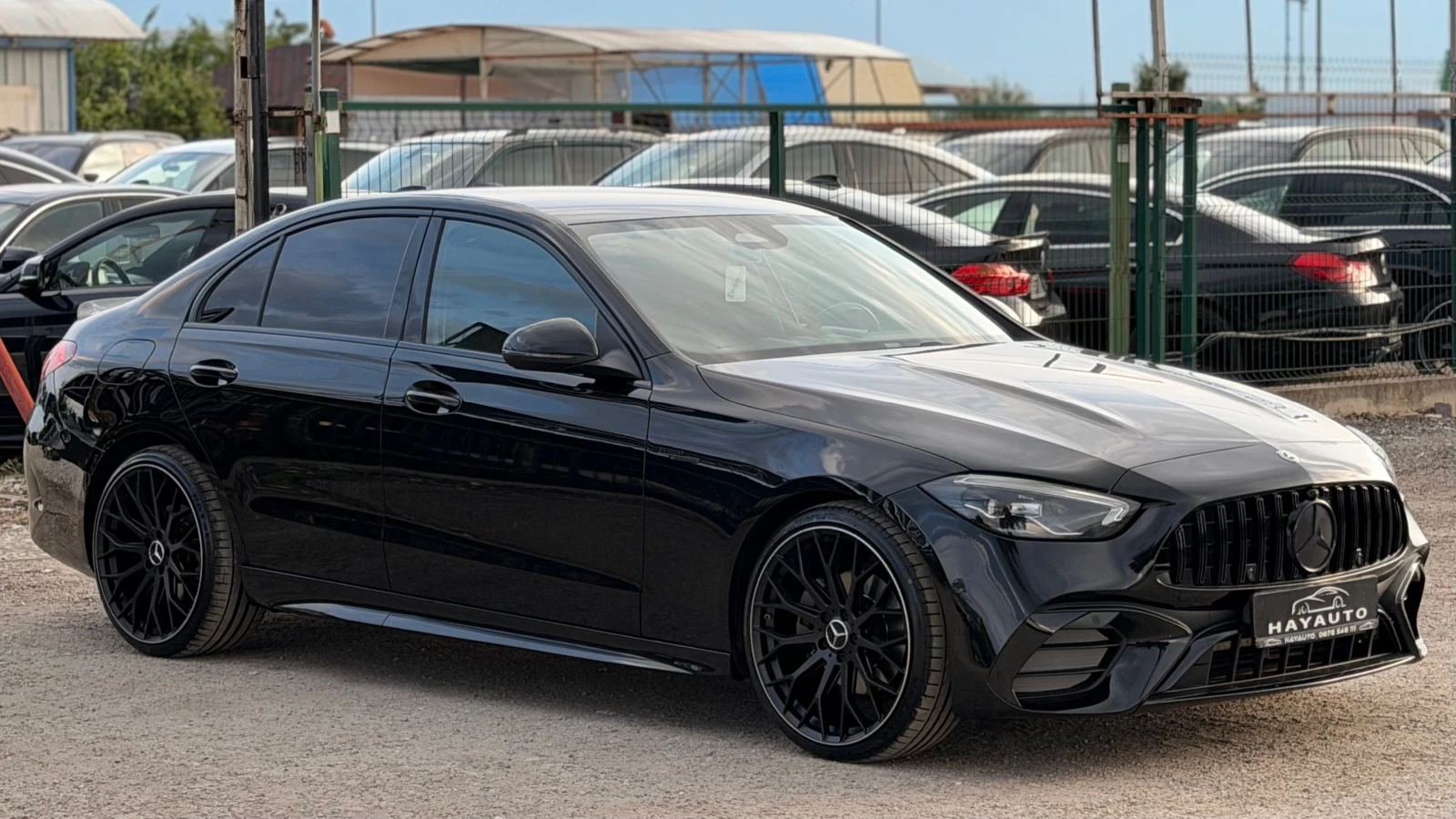 Mercedes-Benz C 220 d= 63 AMG= 9G-TRONIC= DISTRONIC= KEY FREE= CAMERA=, снимка 3 - Автомобили и джипове - 54825400