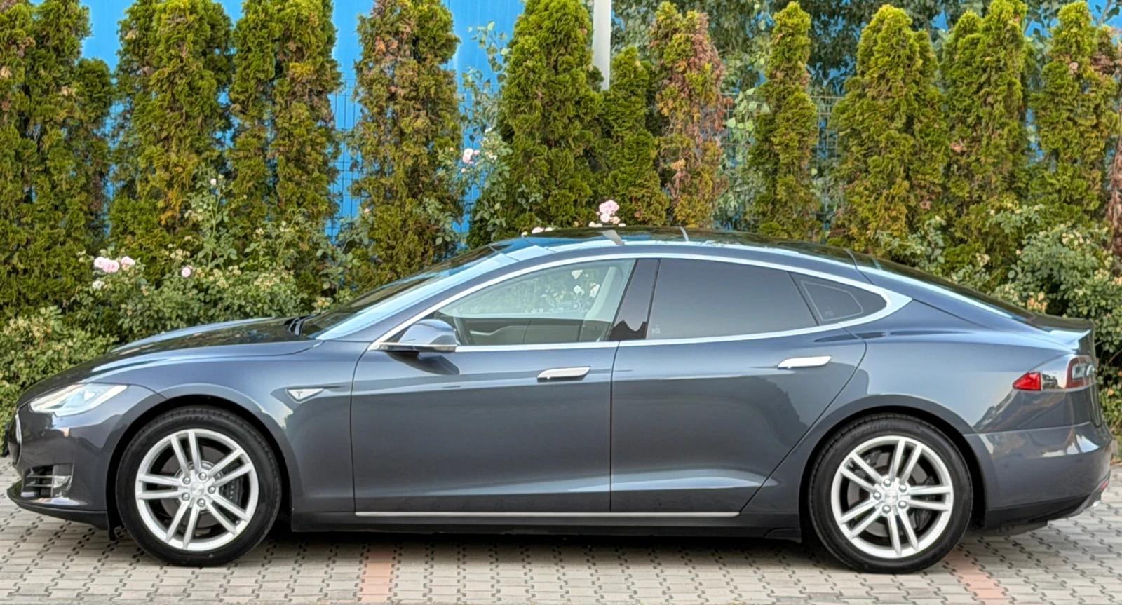 Tesla Model S MODEL 85D DUAL MOTOR AWD 4X4 ПАНОРАМА-OТЛИЧНА-ТОП, снимка 7 - Автомобили и джипове - 55499621