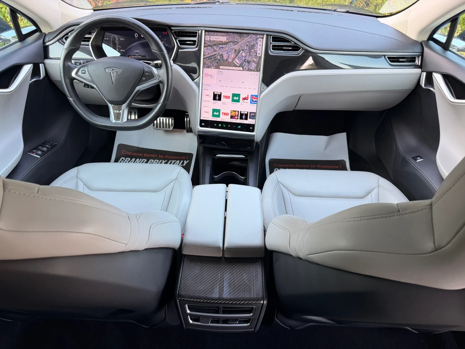 Tesla Model S MODEL 85D DUAL MOTOR AWD 4X4 ПАНОРАМА-OТЛИЧНА-ТОП, снимка 13 - Автомобили и джипове - 55499621