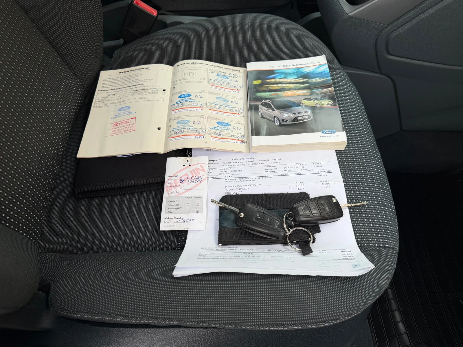 Ford C-max 1.6i 105к.с. EURO5 ГЕРМАНИЯ, снимка 16 - Автомобили и джипове - 53788119