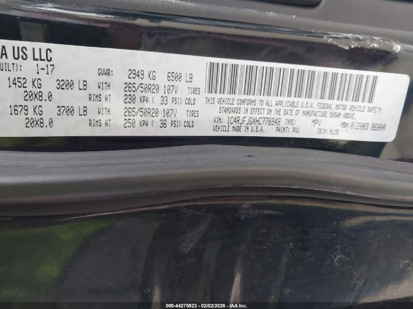 Jeep Grand cherokee 3.6l Summit 4X4 - изображение 9