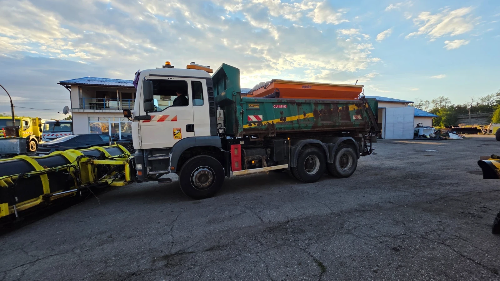 Man Tga 26.360 самосвал снегорин , снимка 5 - Камиони - 56316876
