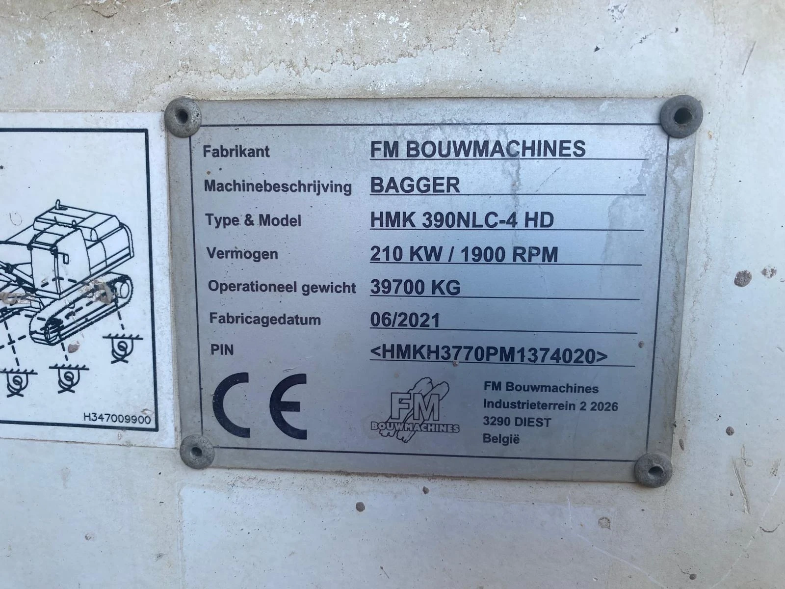 Багер Hidromek HMK 390NLC-4 HD, снимка 9 - Индустриална техника - 54542622