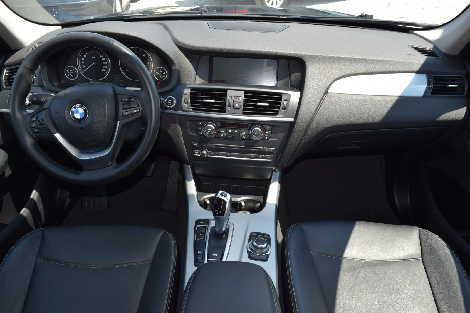 BMW X3 2.0D* 184 кс* 4Х4* Автоматик* Кожа* Нави, снимка 11 - Автомобили и джипове - 55562867