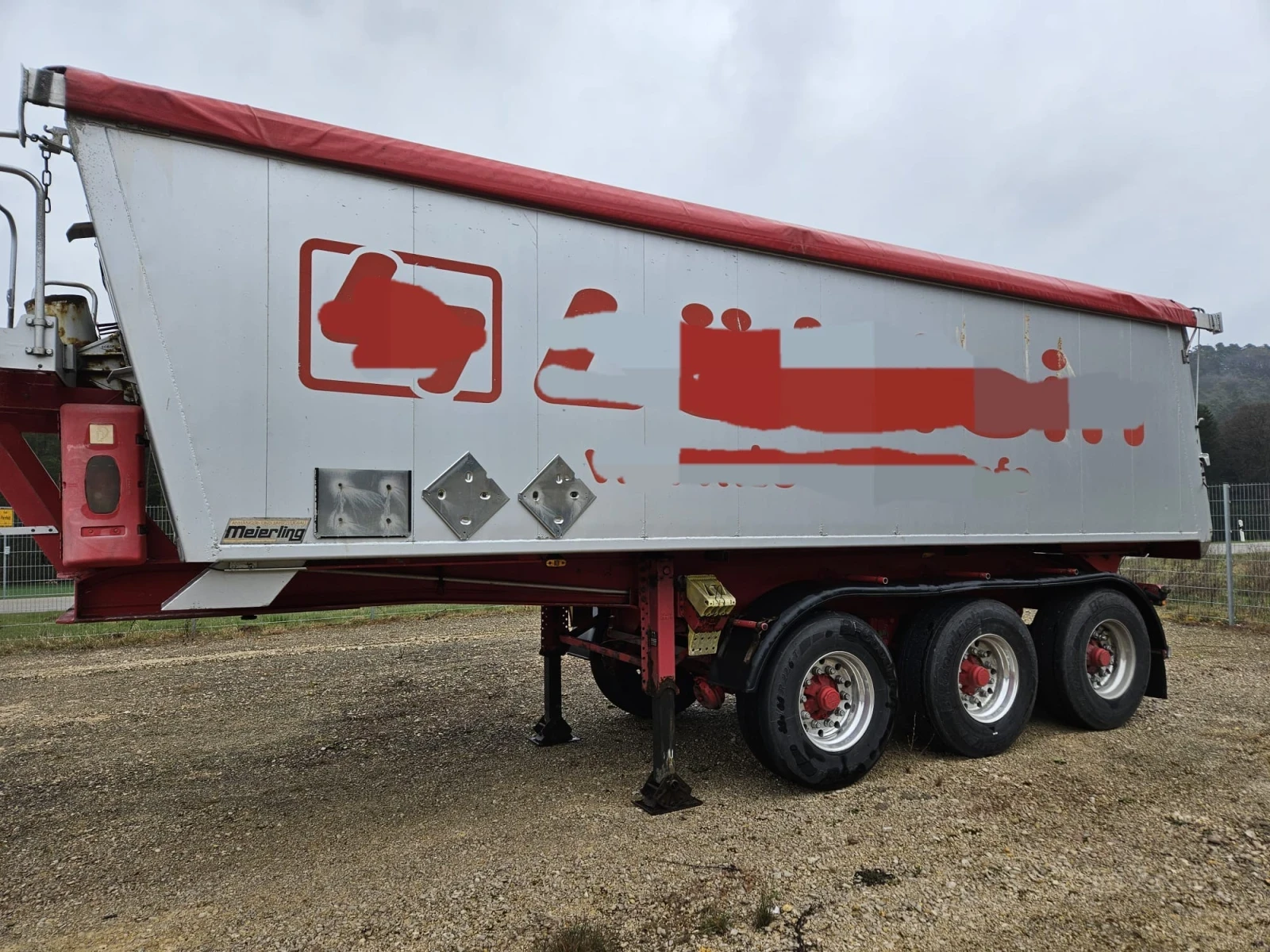 Полуремарке Други MEIERLING / 30 куб. / 4920 кг тара / алуминиева, снимка 2 - Ремаркета - 54193311