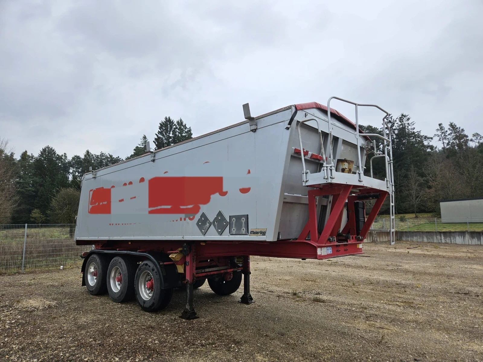 Полуремарке Други MEIERLING / 30 куб. / 4920 кг тара / алуминиева, снимка 3 - Ремаркета - 54193311