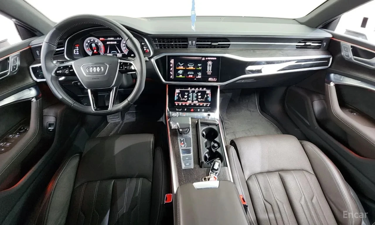 Audi A7 / 55 TFSI Premium / ДИСТРОНИК / ОБДУХВАНЕ /ХЕД-ЪП , снимка 7 - Автомобили и джипове - 56099721