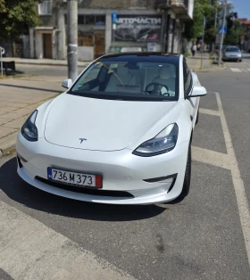 Обява за продажба на Tesla Model 3 LR, FACE, MATRIX, TERMO, WHITE ~52 900 лв. - изображение 1