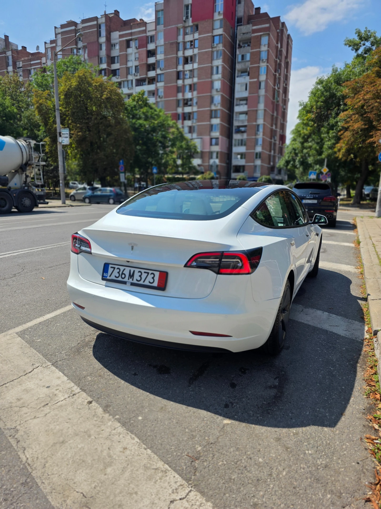 Tesla Model 3 LR, FACE, MATRIX, TERMO, WHITE - изображение 7