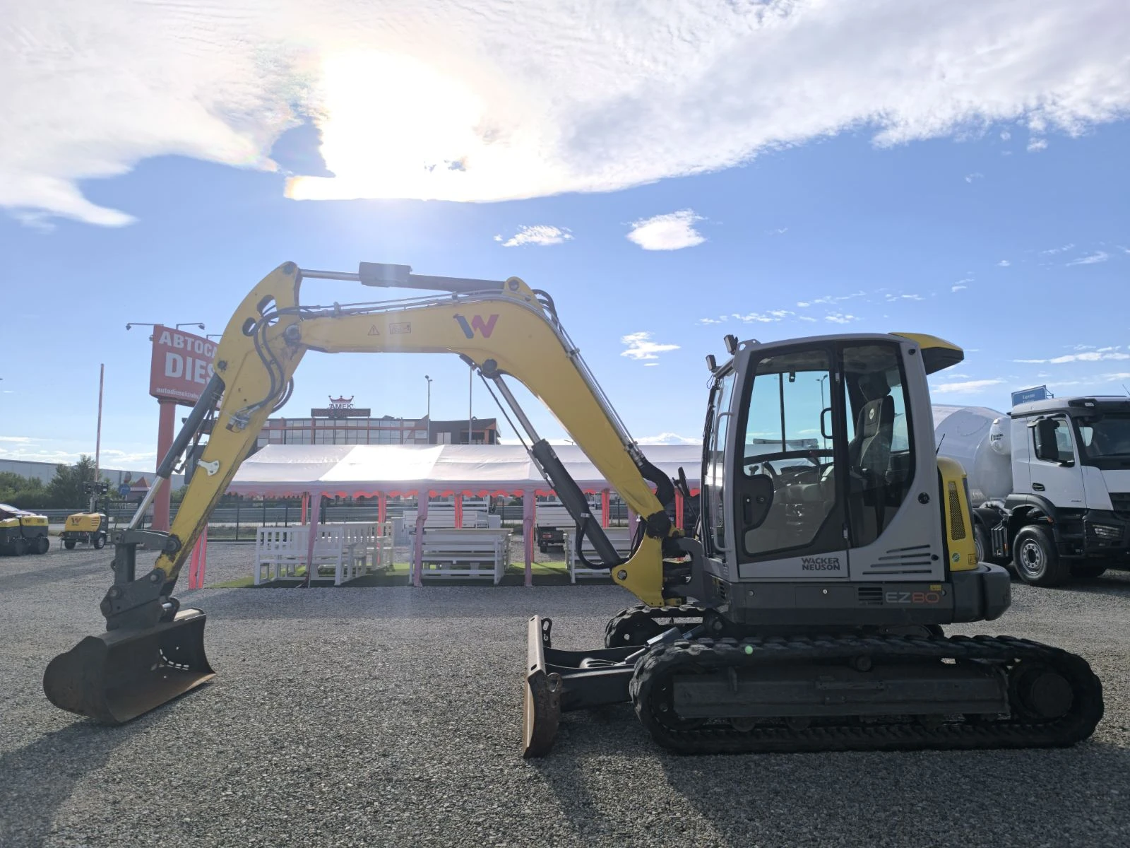 Багер Wacker NEUSON EZ80 960 ЧАСА, снимка 4 - Индустриална техника - 56370576