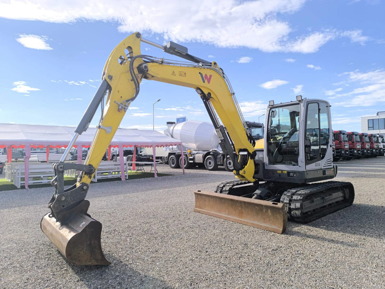 Багер Wacker NEUSON EZ80 960 ЧАСА, снимка 3 - Индустриална техника - 56370576