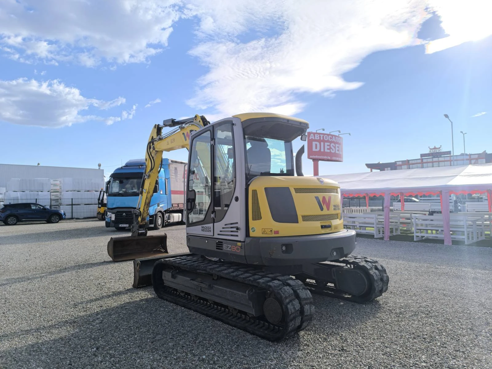 Багер Wacker NEUSON EZ80 960 ЧАСА, снимка 5 - Индустриална техника - 56370576