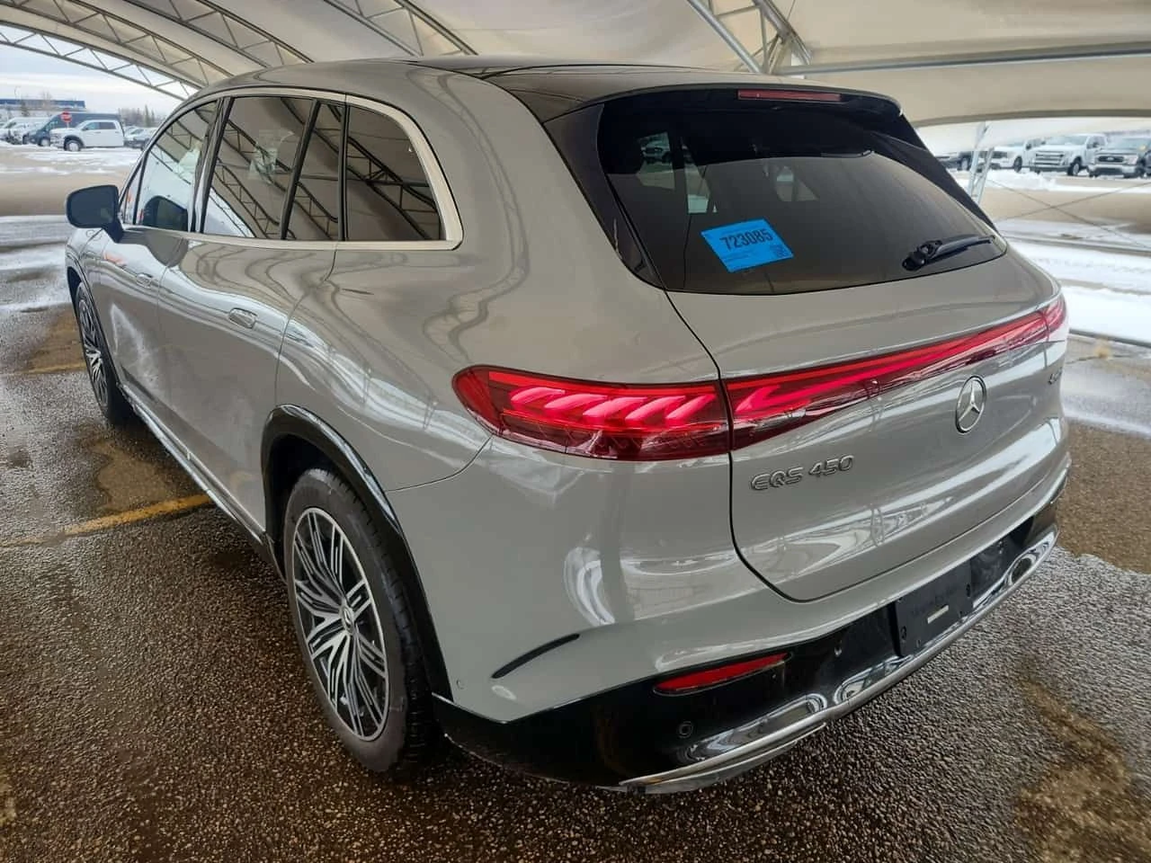 Mercedes-Benz EQS  450| BURMESTER| NARDO GREY| HEAD-UP| 2 КЛЮЧА| , снимка 4 - Автомобили и джипове - 54156229