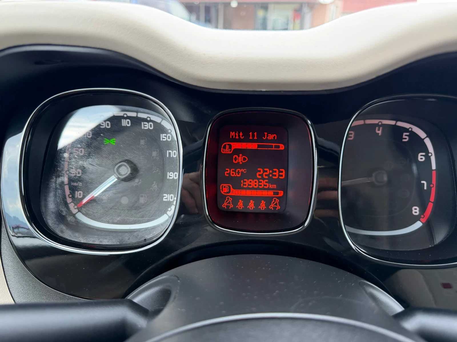 Fiat Panda 1.2i-70PS, снимка 13 - Автомобили и джипове - 56170826