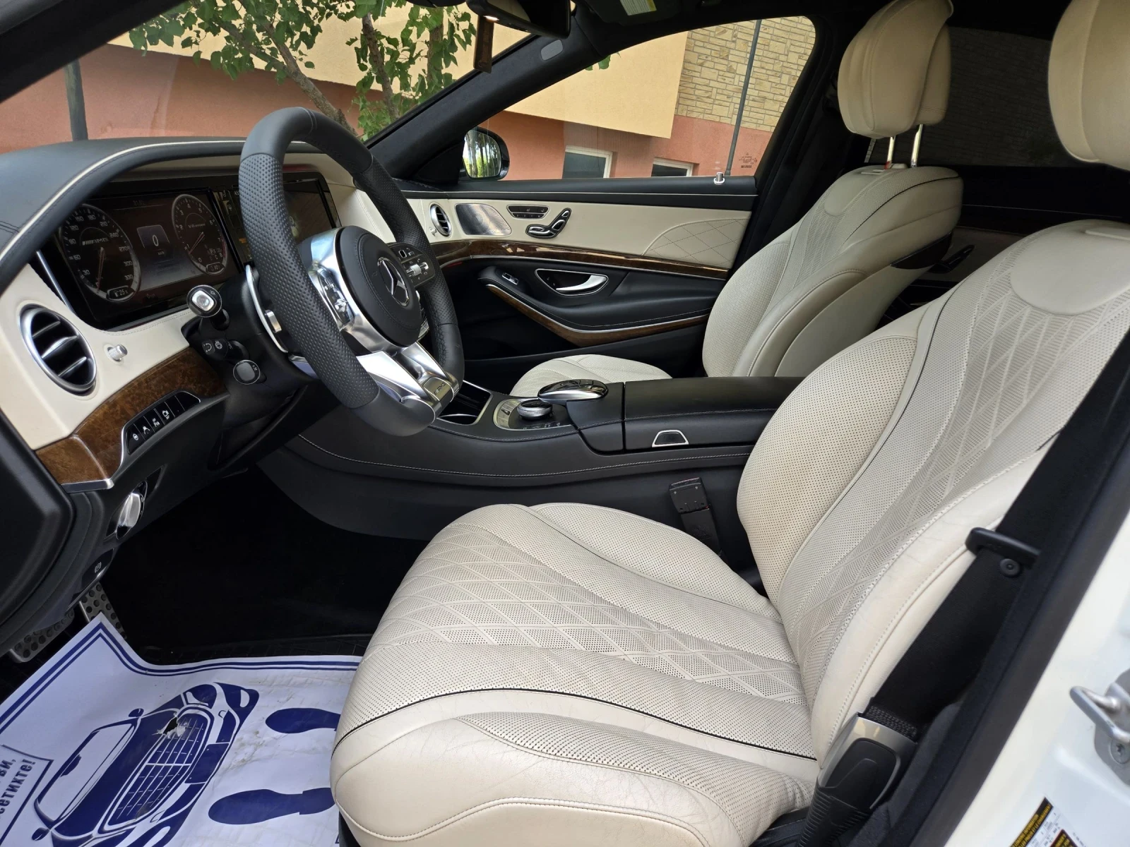 Mercedes-Benz S 550 4.7i-455кс/AMG LINE/PANO/360/MASSAGE/BURMESTER/4X4, снимка 7 - Автомобили и джипове - 55902626
