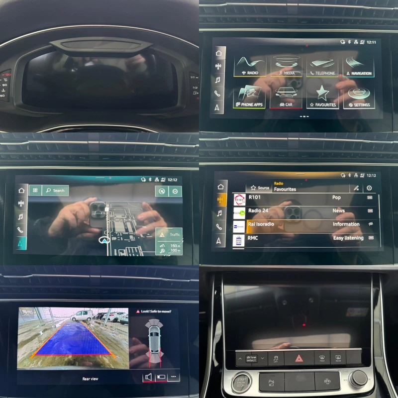 Audi Q8 50 TDI* 286ps* 3xS line* DISTRONIC* MATRIX* ПАНО, снимка 14 - Автомобили и джипове - 53241633