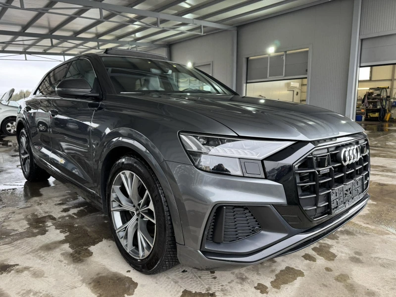 Audi Q8 50 TDI* 286ps* 3xS line* DISTRONIC* MATRIX* ПАНО, снимка 7 - Автомобили и джипове - 53241633