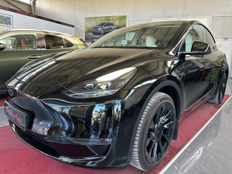 Tesla Model Y LONG RANGE * НОВ *, снимка 1 - Автомобили и джипове - 42239331