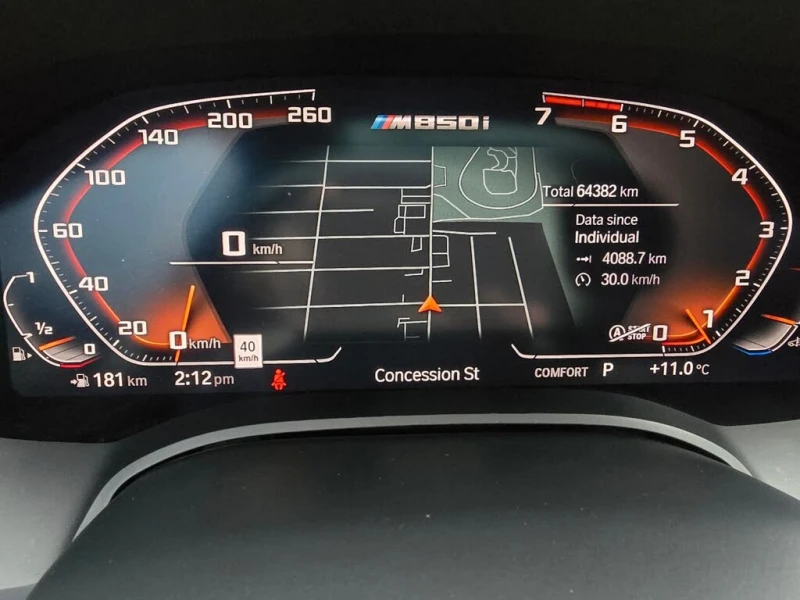BMW 850 ПАНОРАМА* 360* 4 ПОДГРЕВА* , снимка 14 - Автомобили и джипове - 52528189