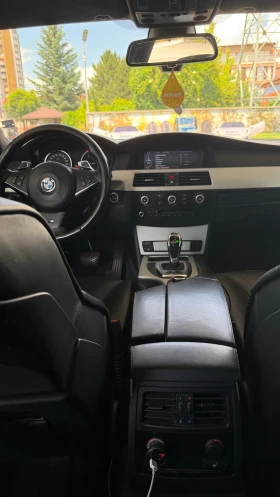 BMW 530 XD   SAT   ЧЕРНА НАПА КОЖА   ДИСТРОНИК и др., снимка 8
