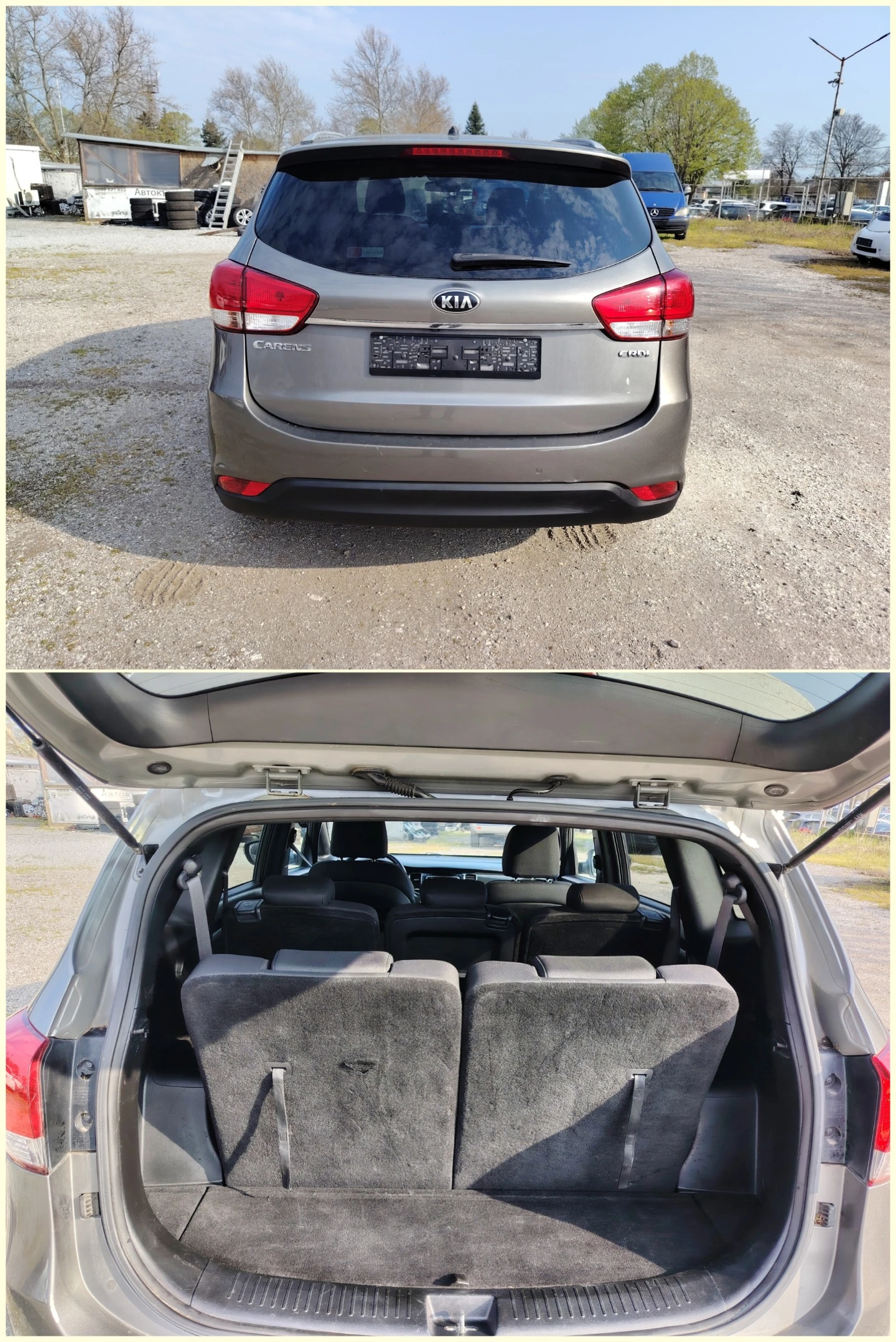 Kia Carens 1.7d 136кс./АВТОМАТ/7места/, снимка 7 - Автомобили и джипове - 54238255
