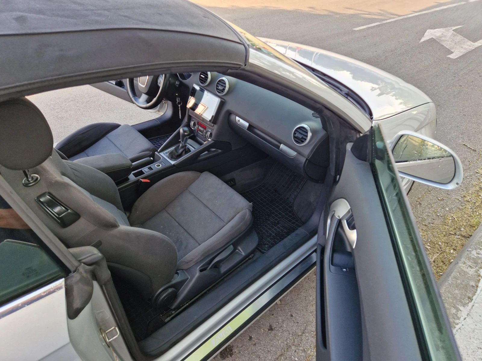 Audi A3 2.0TDI, 140к.с, КАБРИО, АВТОМАТ, Евро 4, снимка 7 - Автомобили и джипове - 53403096