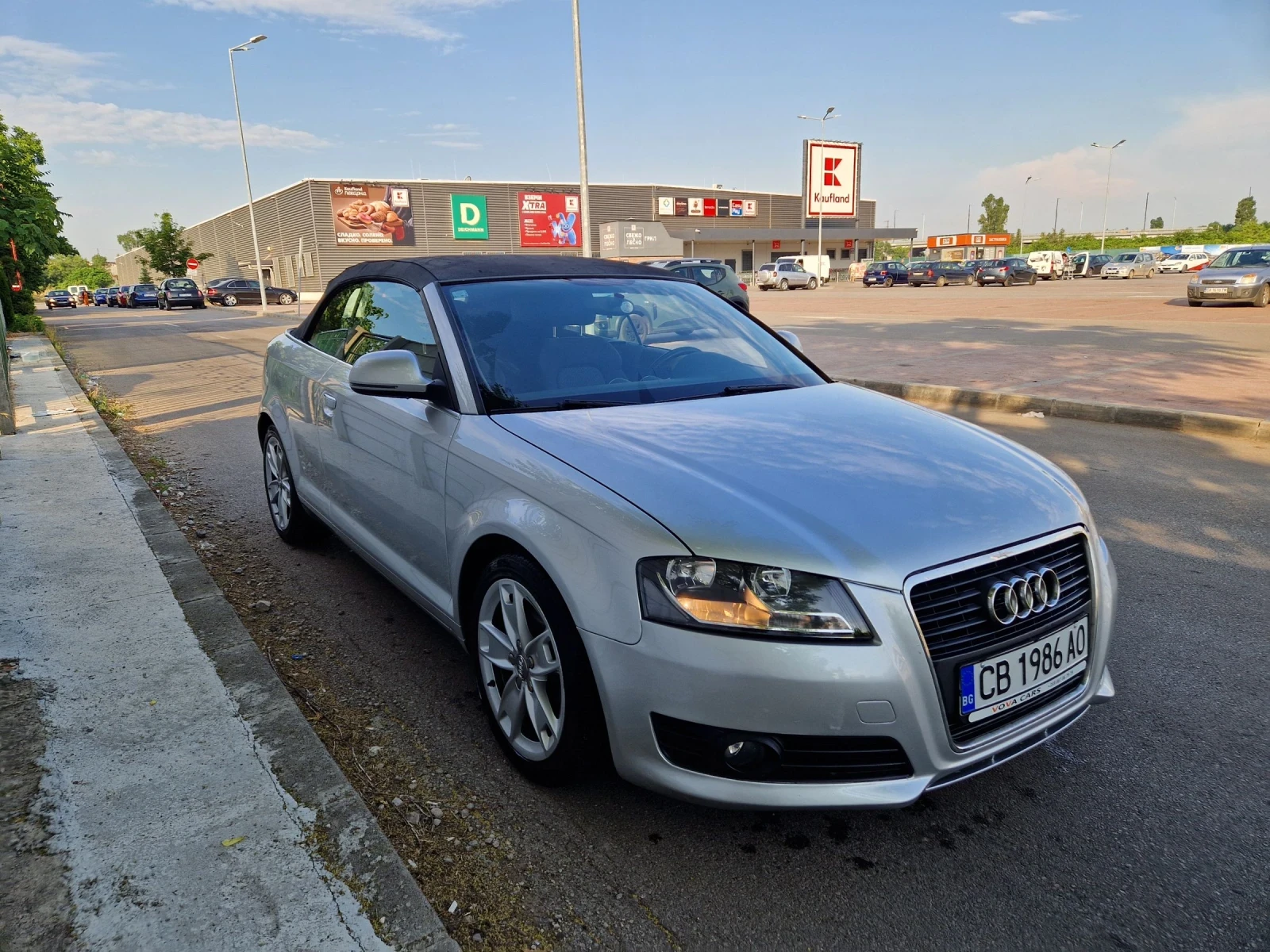 Audi A3 2.0TDI, 140к.с, КАБРИО, АВТОМАТ, Евро 4, снимка 2 - Автомобили и джипове - 53403096