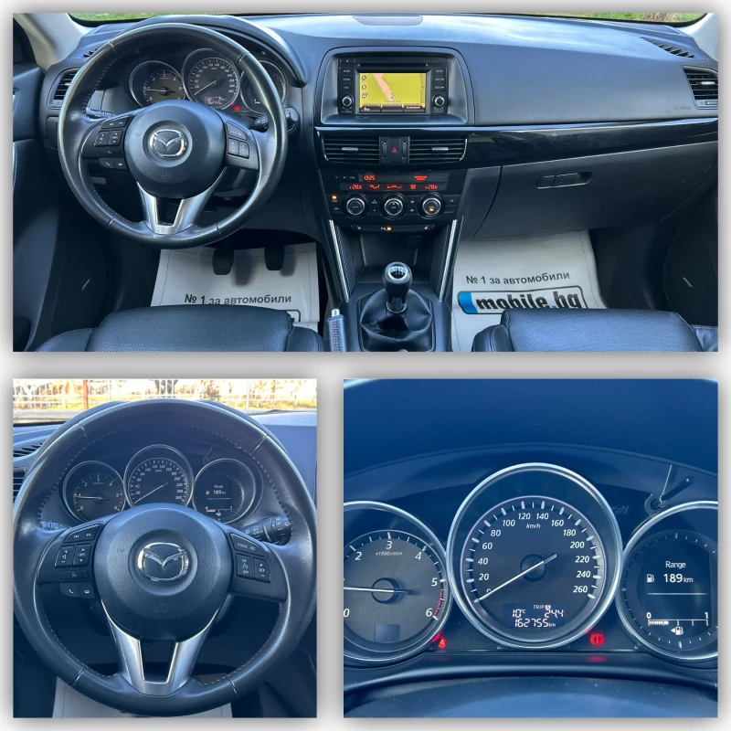 Mazda CX-5 2.2d Skyactiv/ 4x4/ 175кс/ 162 000км/ кожа, снимка 12 - Автомобили и джипове - 52713006