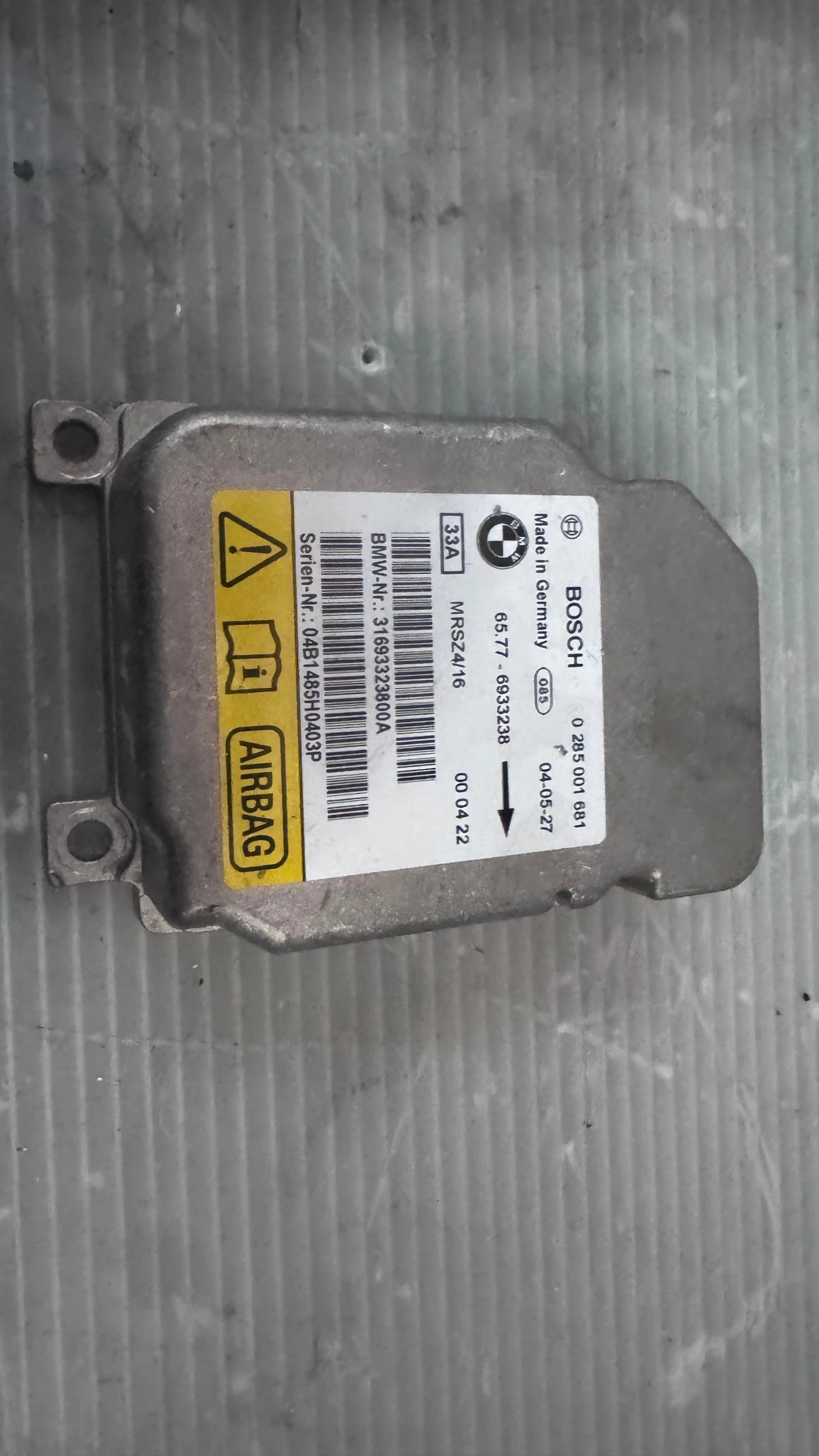 Airbag  /  /  a BMW E46 - 0285001681 / 65.77-6933238 | Mobile.bg   1