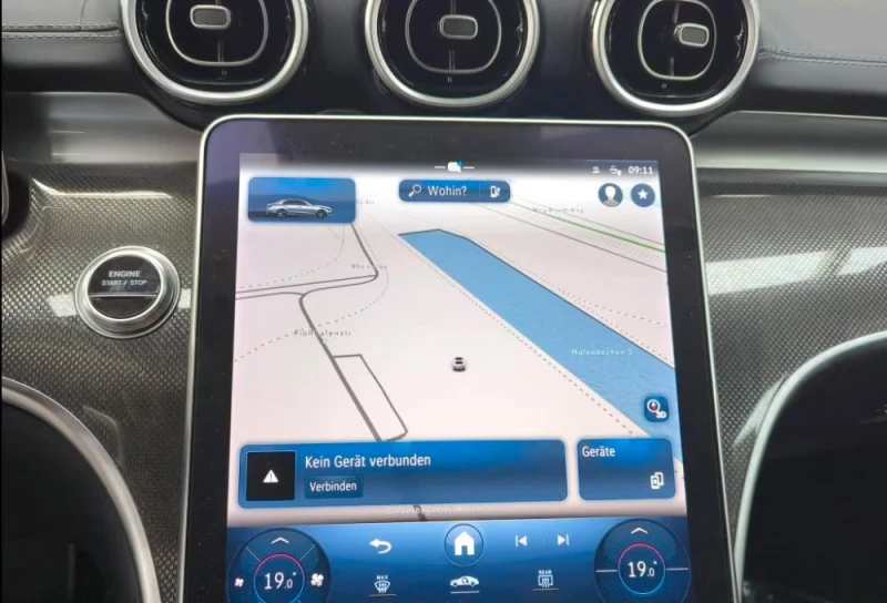 Mercedes-Benz C 300 e/AMG-PACK/360CAM/9G-TRONIC/121D, снимка 8 - Автомобили и джипове - 51912107