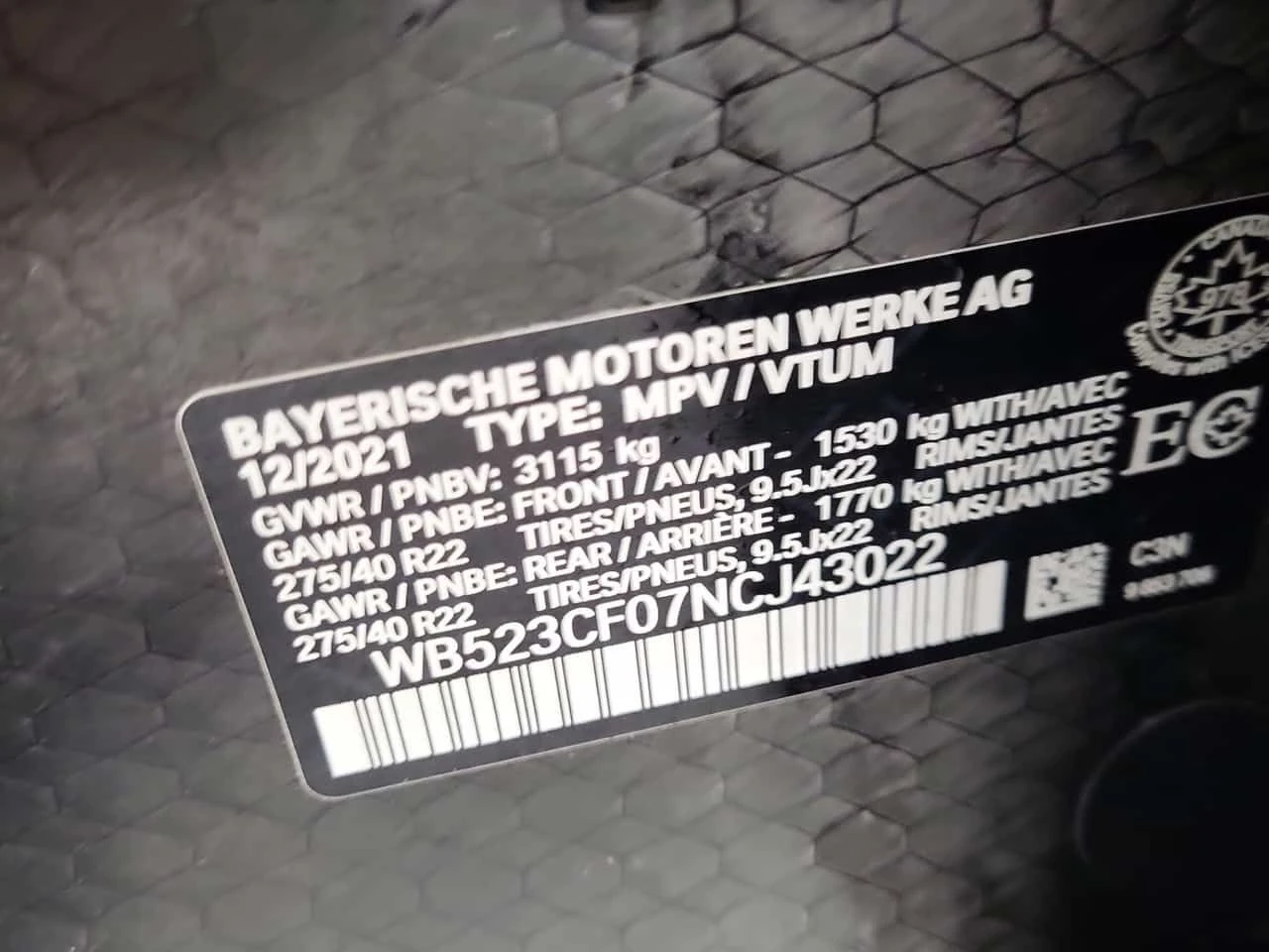 BMW iX XDRIVE50  CARFAX, снимка 15 - Автомобили и джипове - 54070722