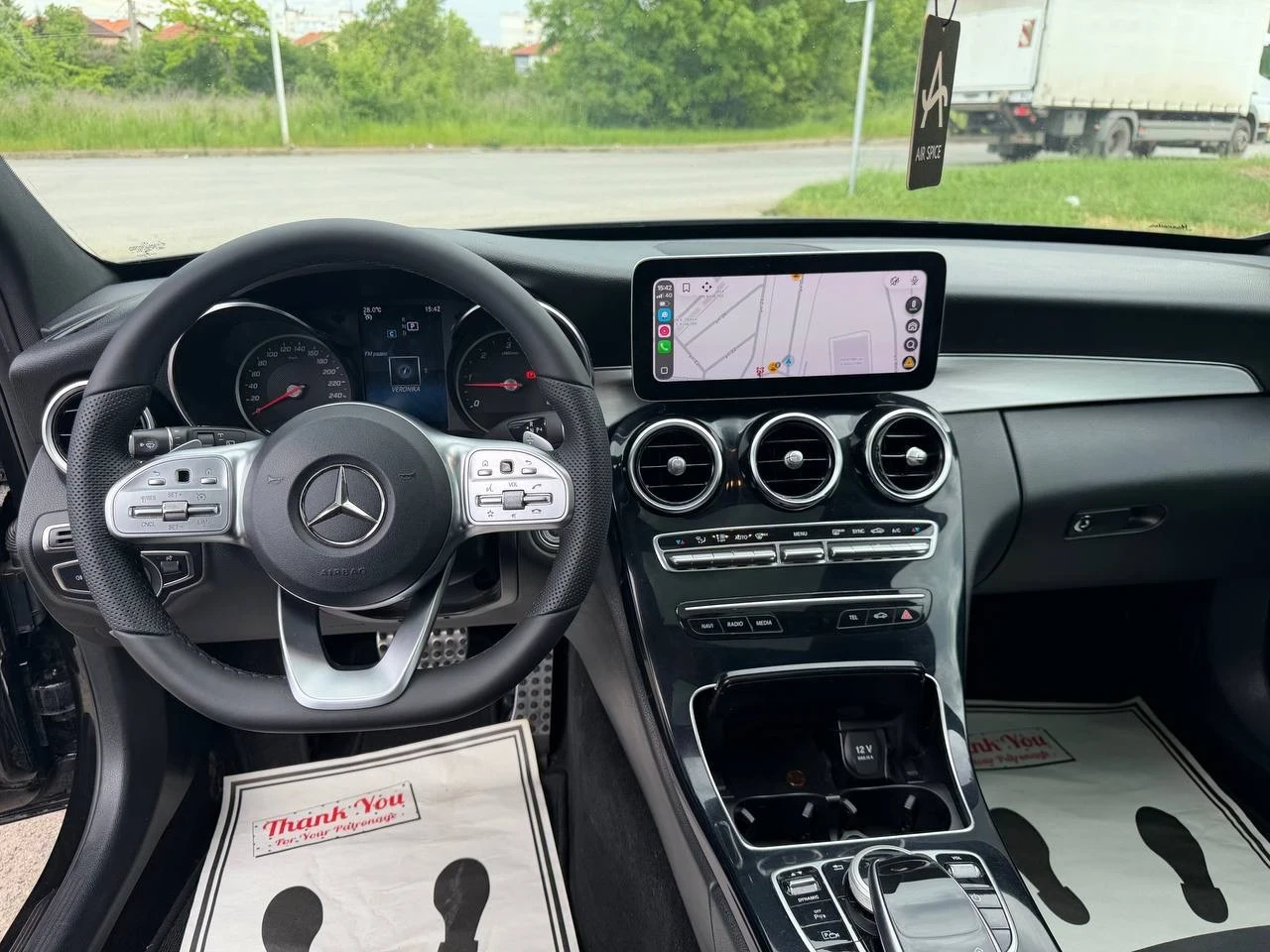 Mercedes-Benz C 220 AMG PACK/9G-TRONIC/CAR PLAY/PANORAMA/KEYLESS GO | Mobile.bg � ����������� 11