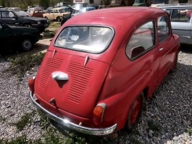 Fiat 600 Отличен със стар книжен талон и стари черни номера, снимка 3
