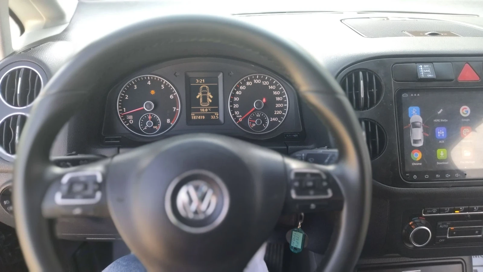 VW Golf Plus 1.6 102.BI FUEL  GAZ NAVI FULL EURO 5 | Mobile.bg   12