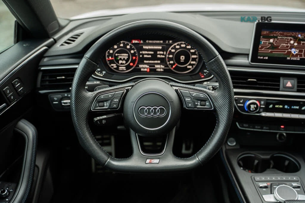 Audi A5 Technik* 45TFSI* АвтоКредит* (ЦЕНА ДО БГ), снимка 11 - Автомобили и джипове - 54839430