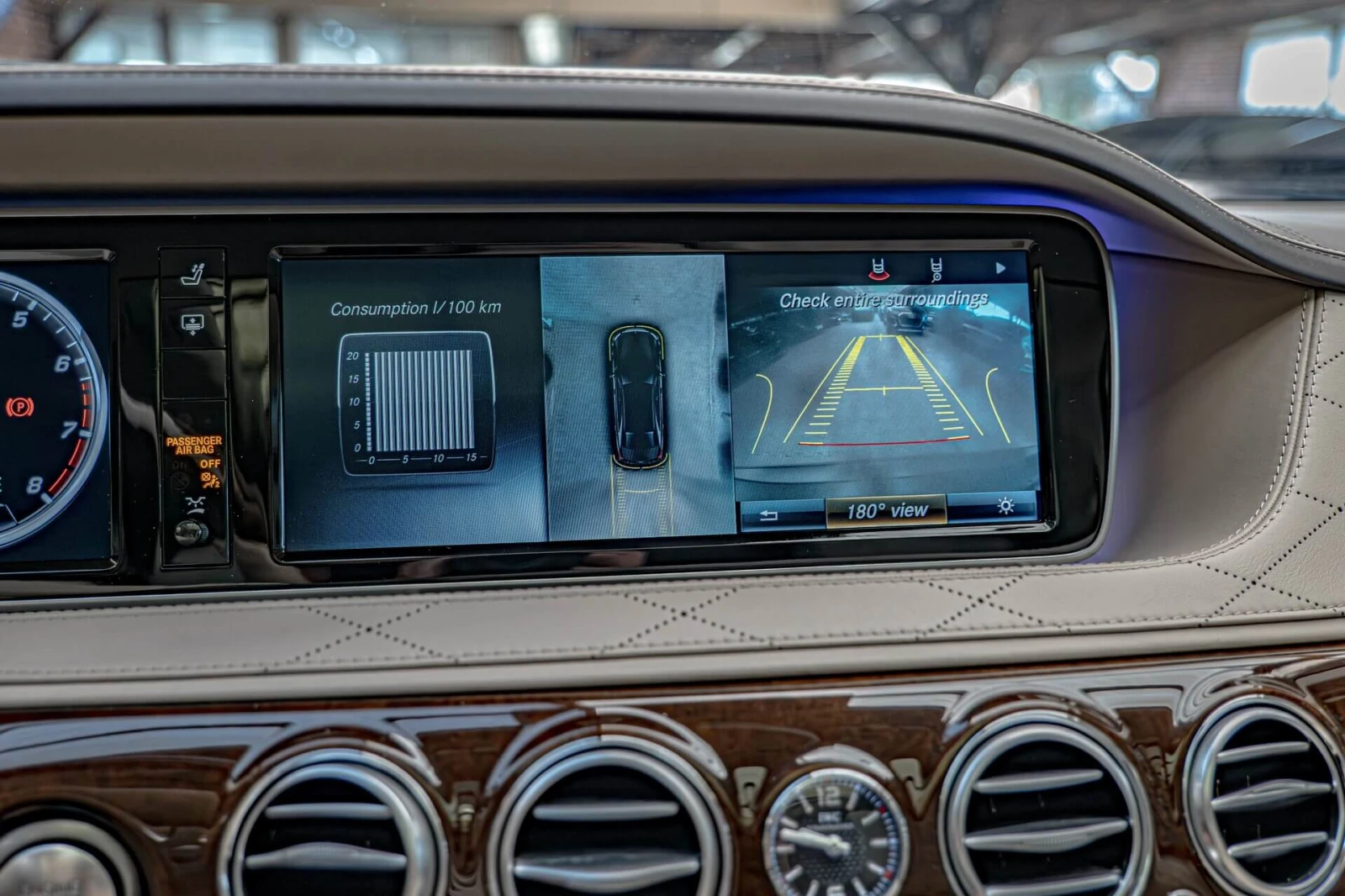 Mercedes-Benz S 500 Maybach/RSE/Burmester/Обдухване/Дистроник/Exclusiv, снимка 16 - Автомобили и джипове - 54937414