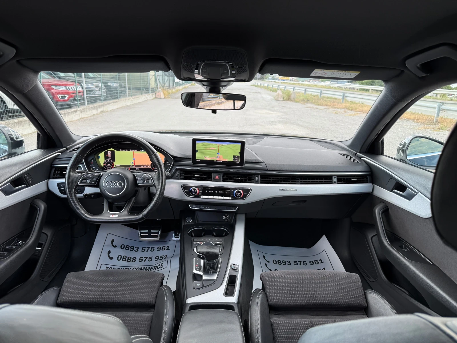Audi A4 2.0-TDI-quattro-S-line+ + + ДИГИТАЛЕН КМ-КАТО НОВА, снимка 13 - Автомобили и джипове - 55610418