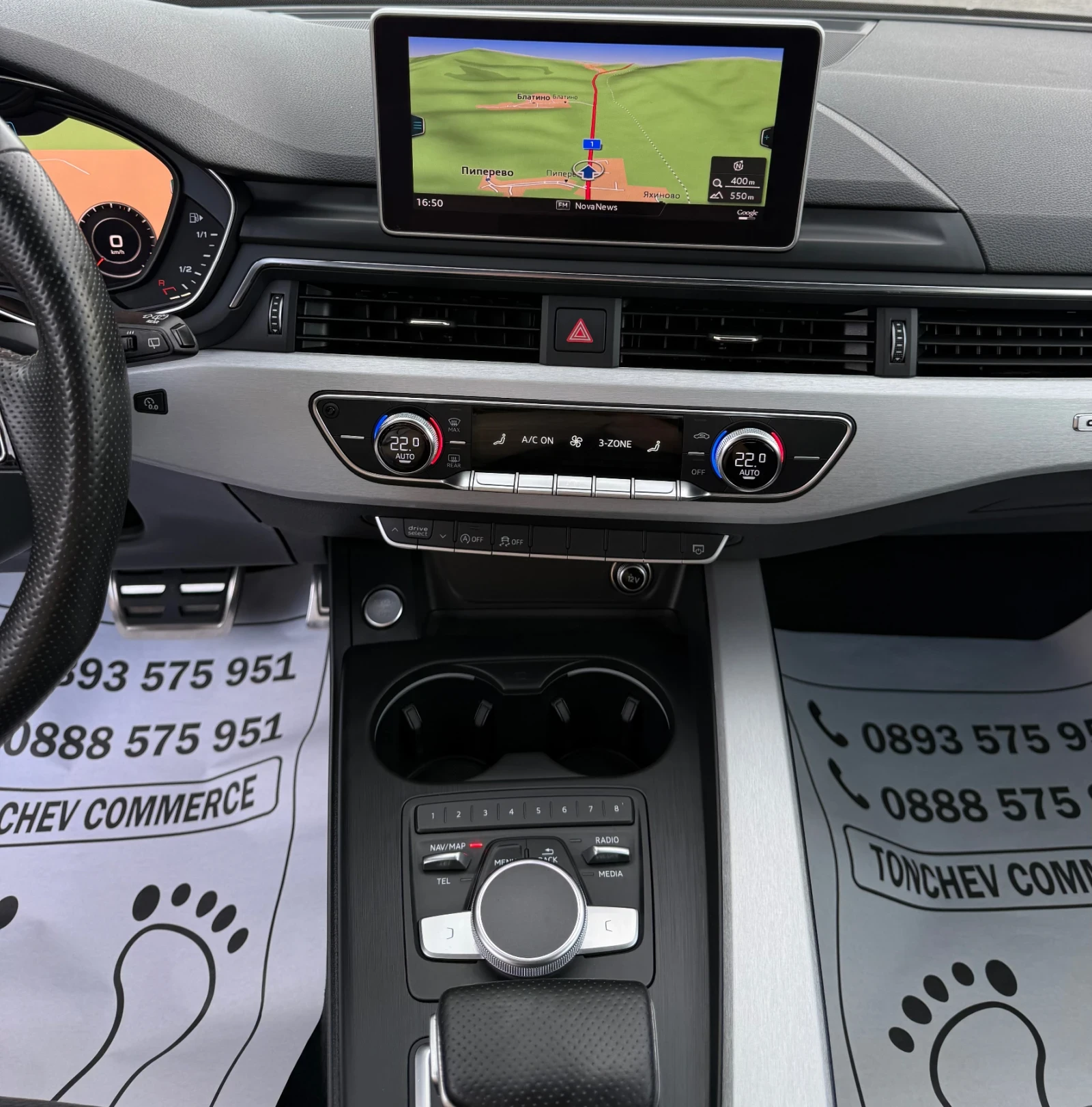 Audi A4 2.0-TDI-quattro-S-line+ + + ДИГИТАЛЕН КМ-КАТО НОВА, снимка 9 - Автомобили и джипове - 55610418