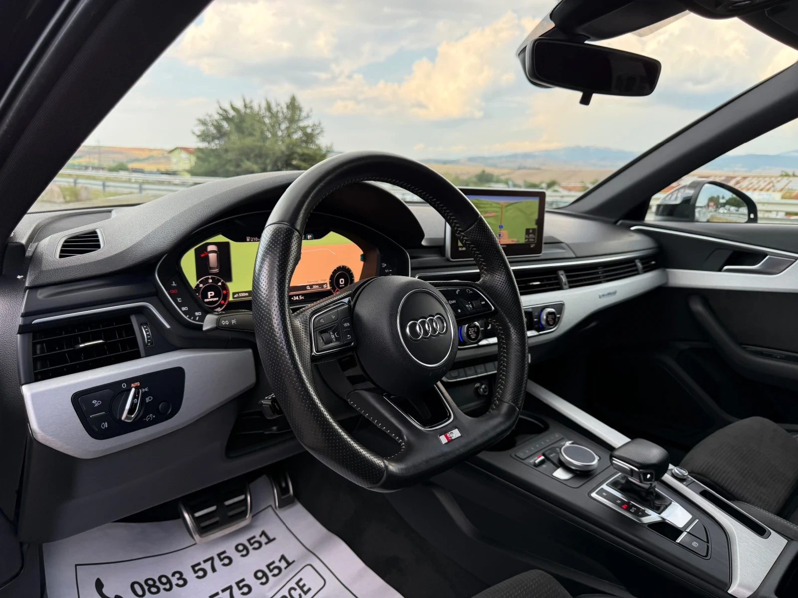 Audi A4 2.0-TDI-quattro-S-line+ + + ДИГИТАЛЕН КМ-КАТО НОВА, снимка 7 - Автомобили и джипове - 55610418