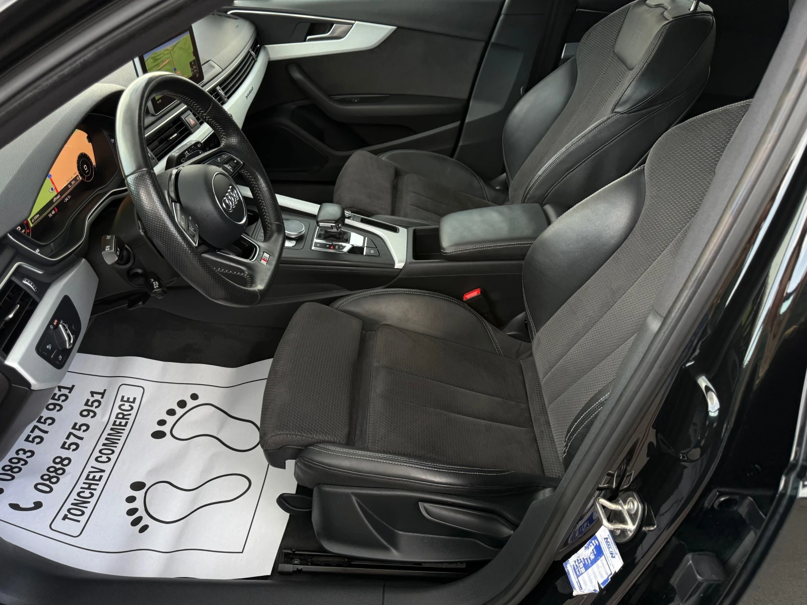 Audi A4 2.0-TDI-quattro-S-line+ + + ДИГИТАЛЕН КМ-КАТО НОВА, снимка 10 - Автомобили и джипове - 55610418