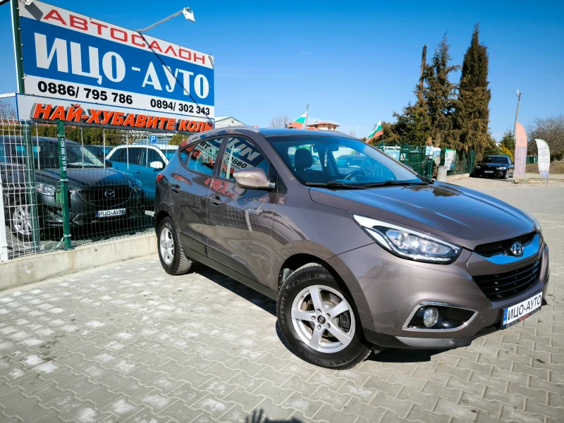 Hyundai IX35 1, 7-116k.ВЕРИГА, 6ск.LED, КОЖА, НАВИ, КАМЕРА, -5%, снимка 8 - Автомобили и джипове - 49405624