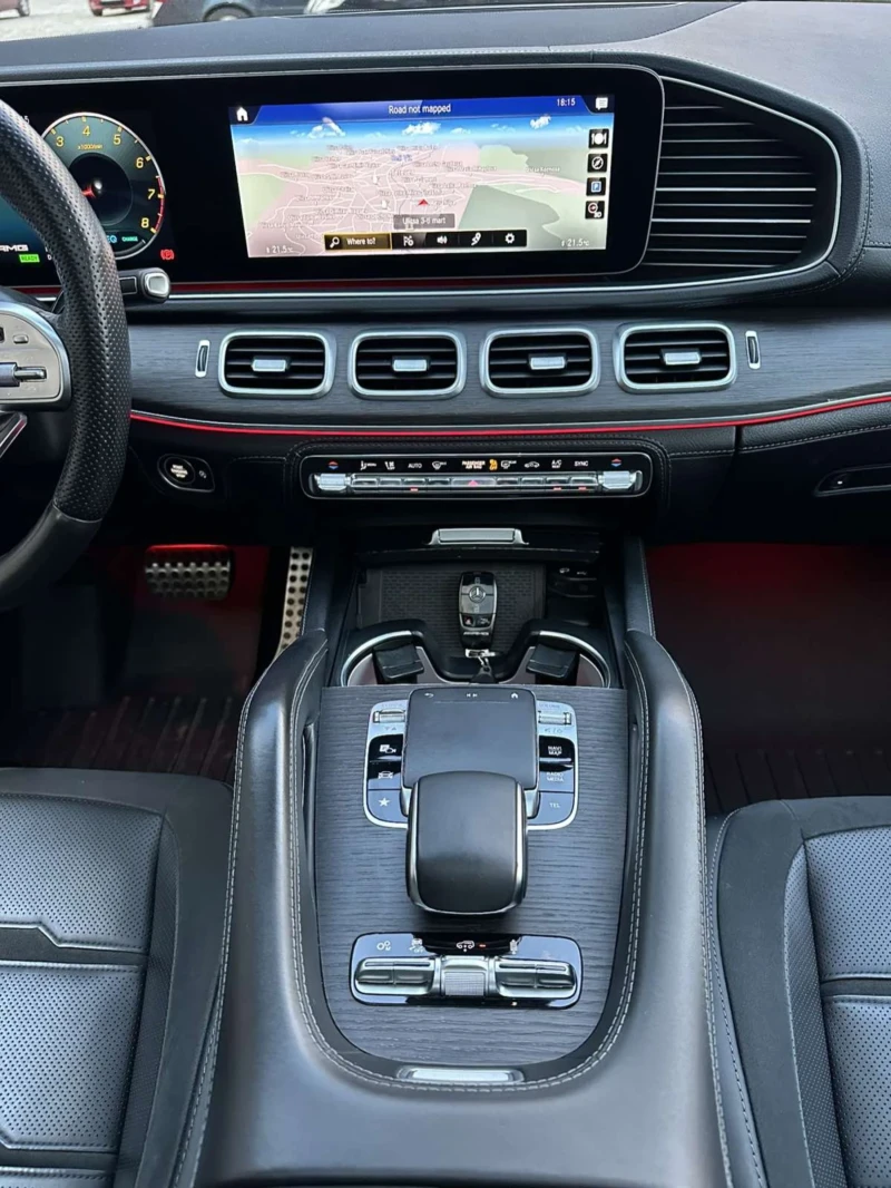 Mercedes-Benz GLE 53 4MATIC AMG/Пано/BURM MEMORY/360Кам/Вакум/110хил.км/Каско, снимка 15 - Автомобили и джипове - 52349055
