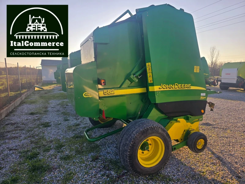 Балировачка John Deere 582 МРЕЖА+ СЕЗАЛ , снимка 7 - Селскостопанска техника - 52807443