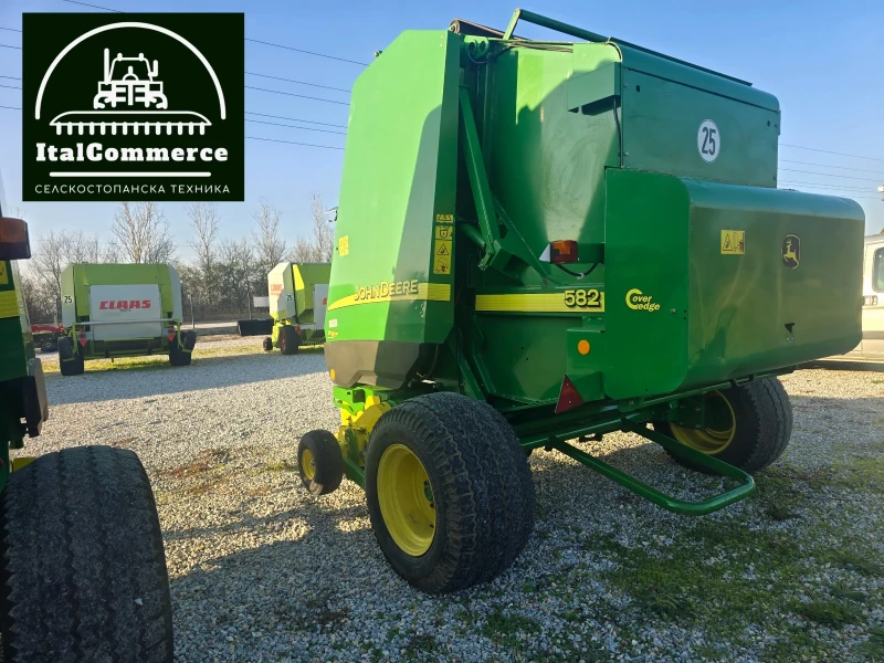 Балировачка John Deere 582 МРЕЖА+ СЕЗАЛ , снимка 6 - Селскостопанска техника - 52807443