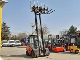 Мотокар Linde H50D, Шест вилично устройство, снимка 2